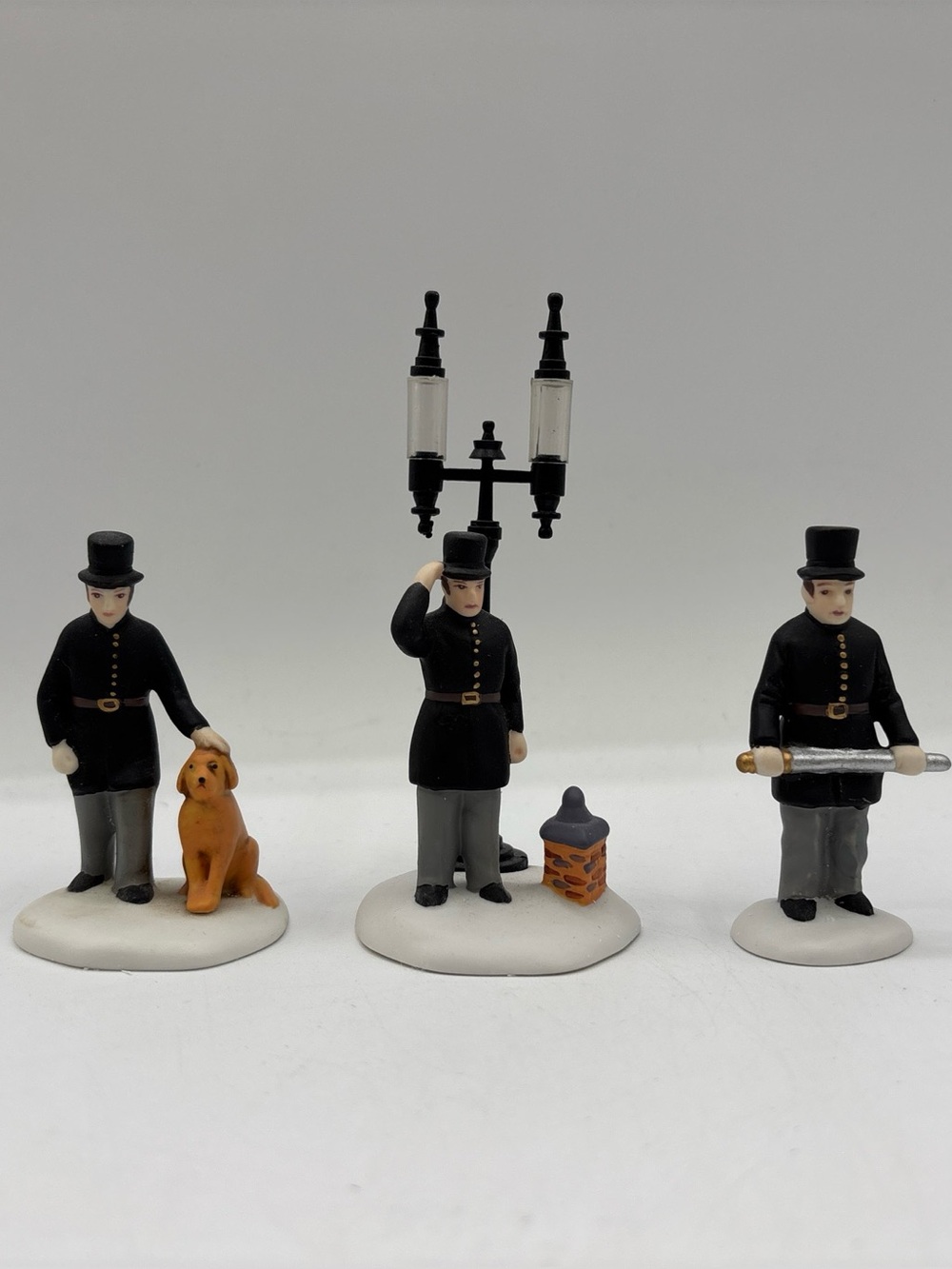 Department 56 1989 Vintage Heritage Village Collection Constables Set Of 3 55794